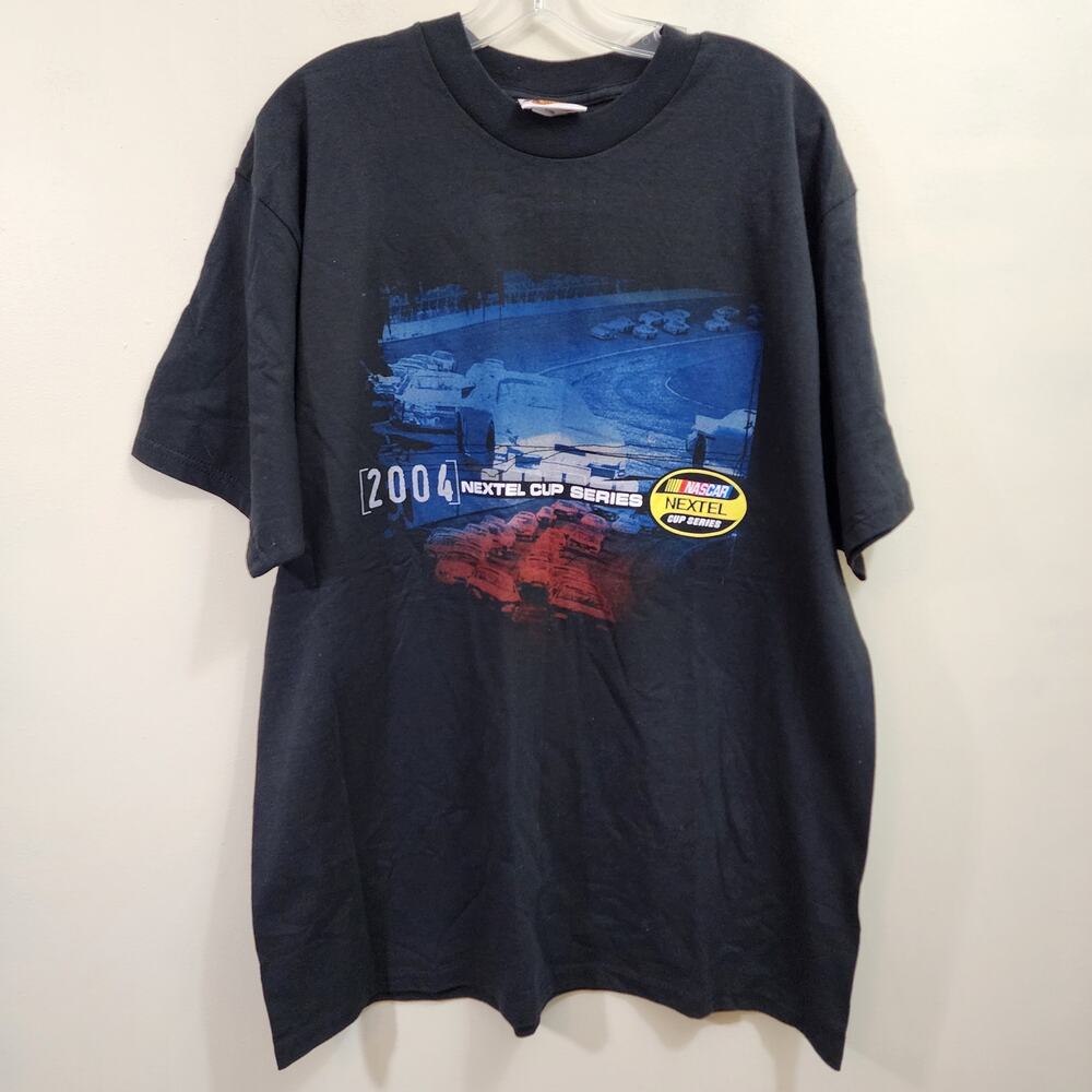 Vintage 2004 Winner's circle Nascar Nextel cup series race graphic tshirt‎ sz XL